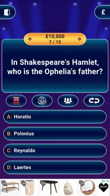 MILLIONAIRE TRIVIA Game Quiz android App screenshot 0