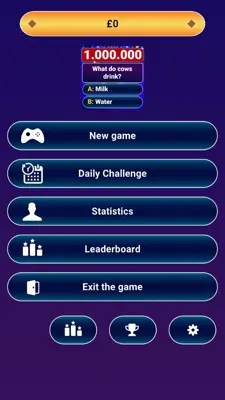 MILLIONAIRE TRIVIA Game Quiz android App screenshot 1