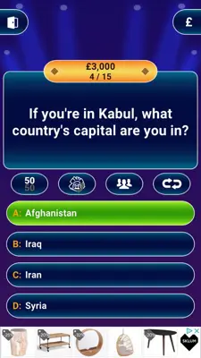 MILLIONAIRE TRIVIA Game Quiz android App screenshot 2